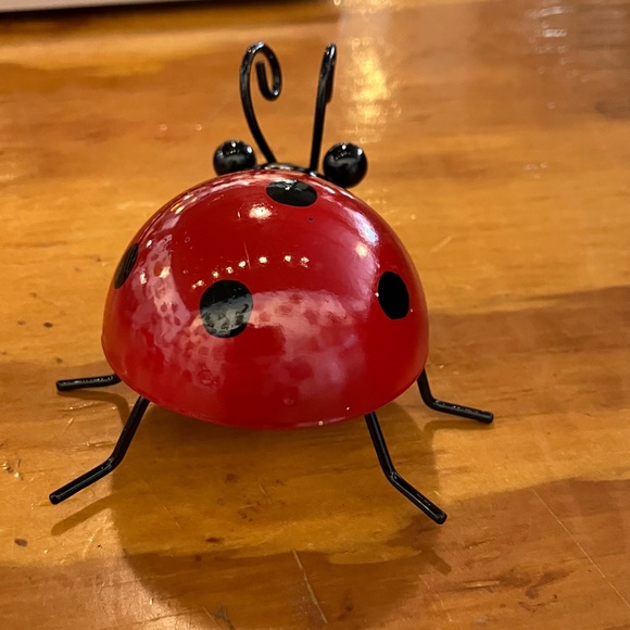 Red and Black Ladybug Figurine - Picture 2 of 3
